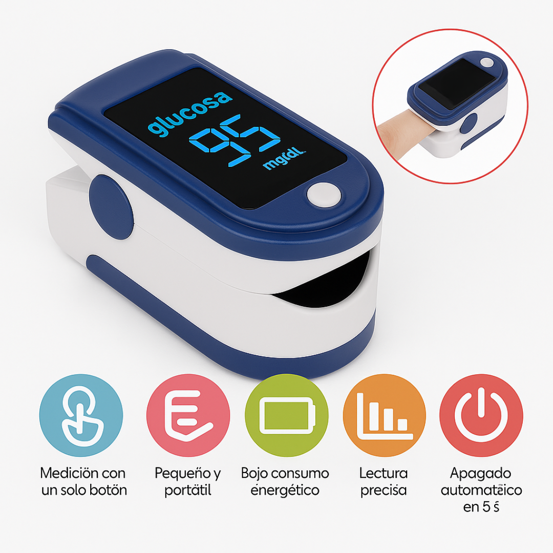 Medidor de glucosa portátil