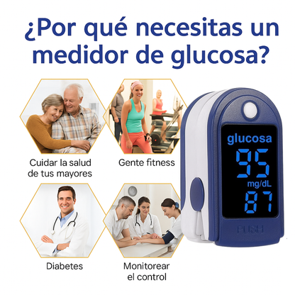 Medidor de glucosa portátil