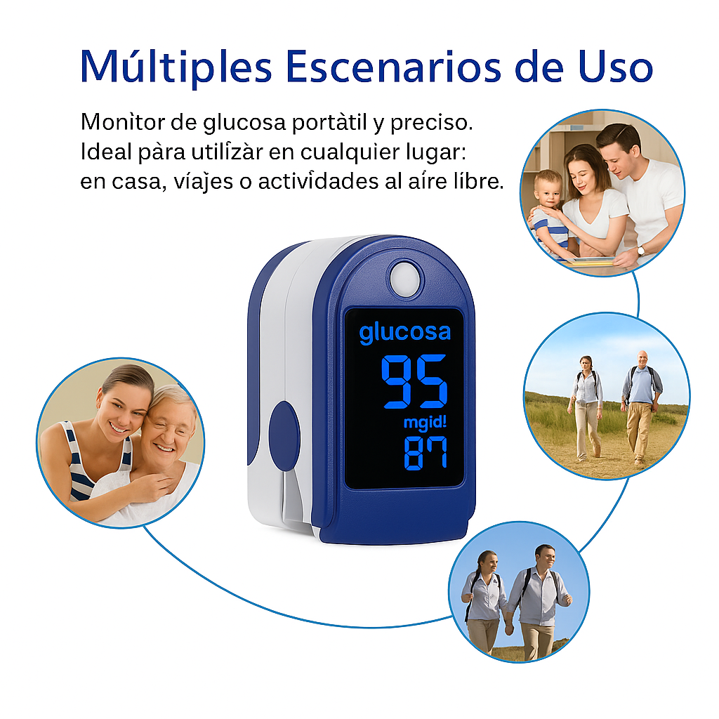 Medidor de glucosa portátil